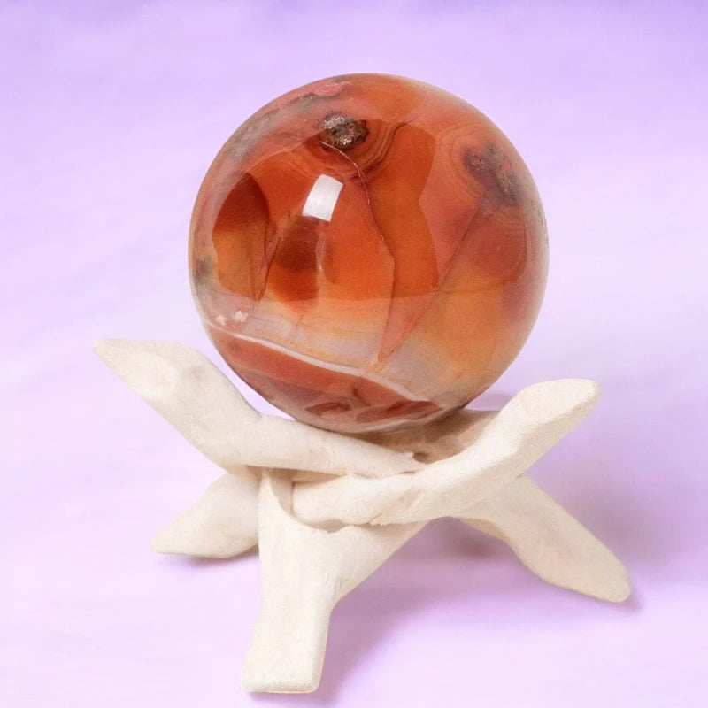 Carnelian Sphere Ball