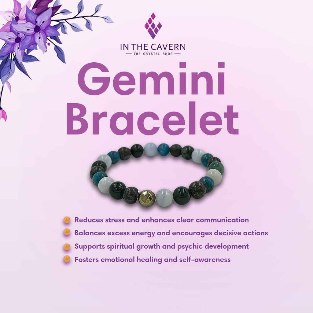 Zodiac Elegance: Gemini Bracelet