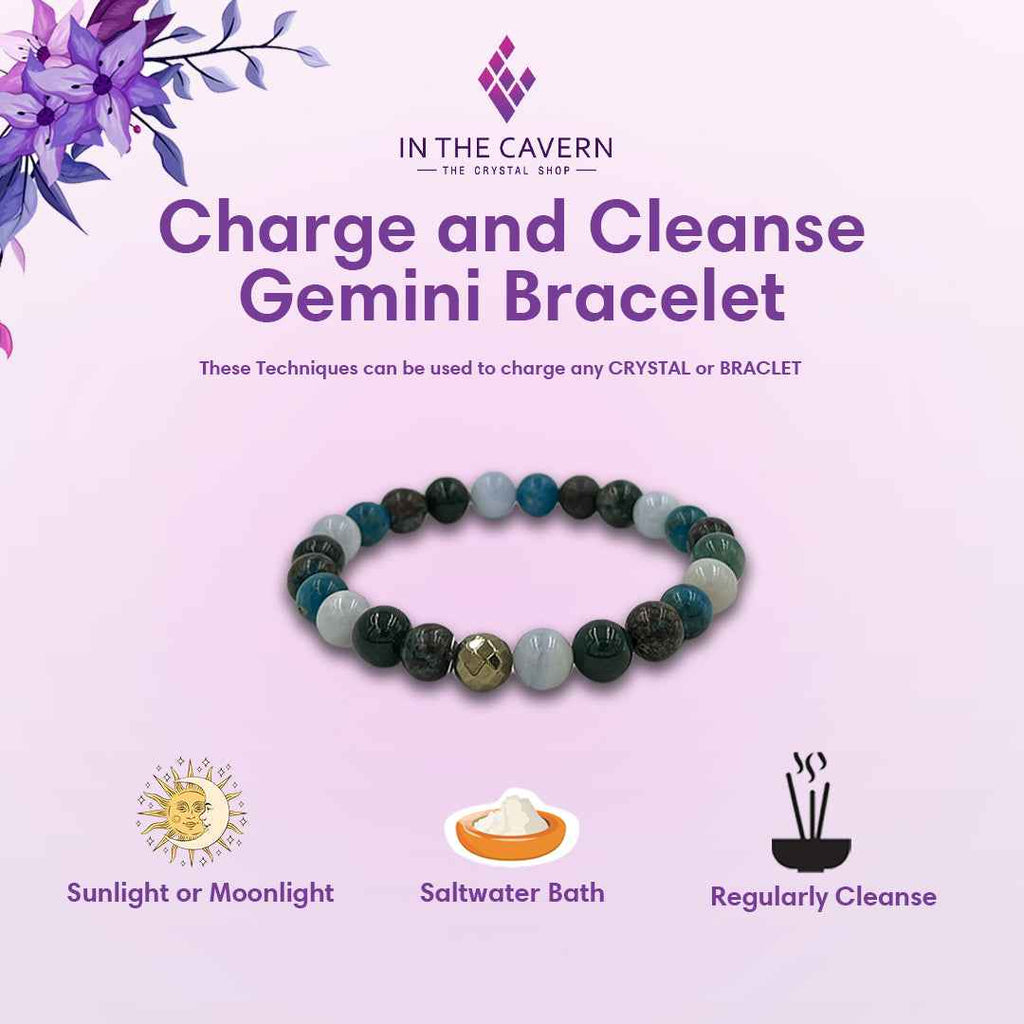 Zodiac Elegance: Gemini Bracelet