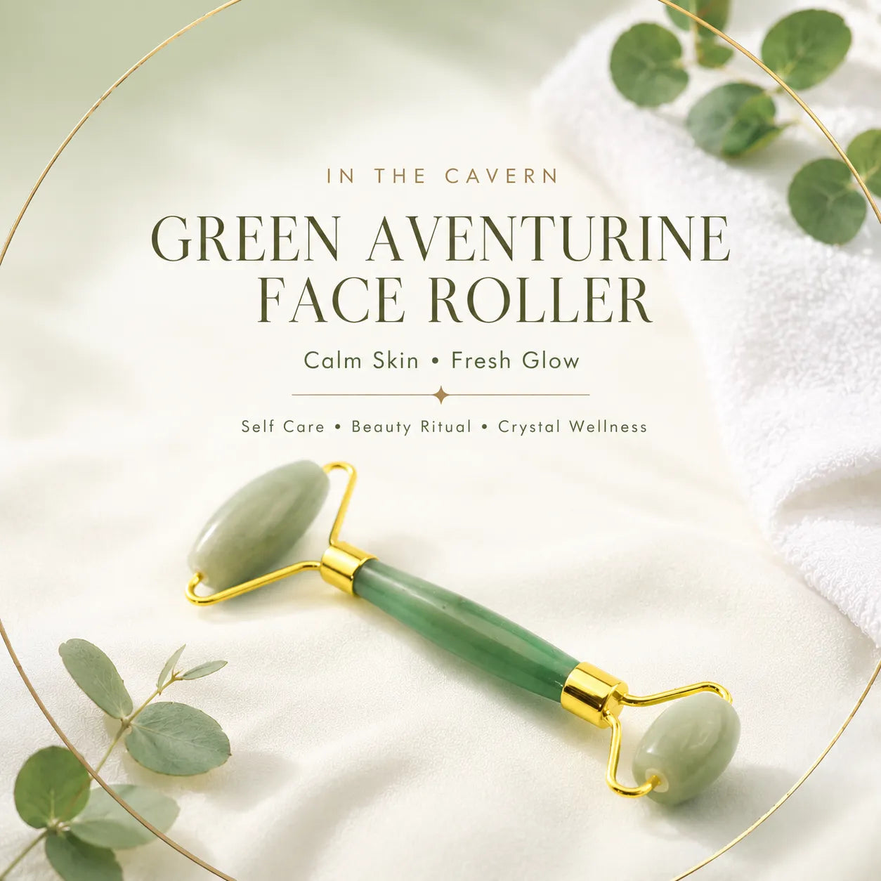 Green Aventurine Facial Roller