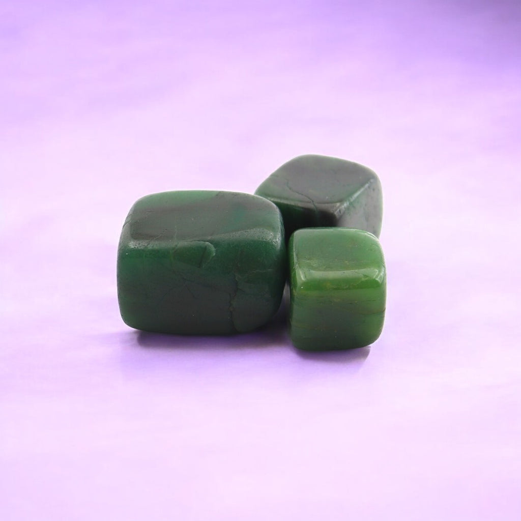 Green Jade Tumbles