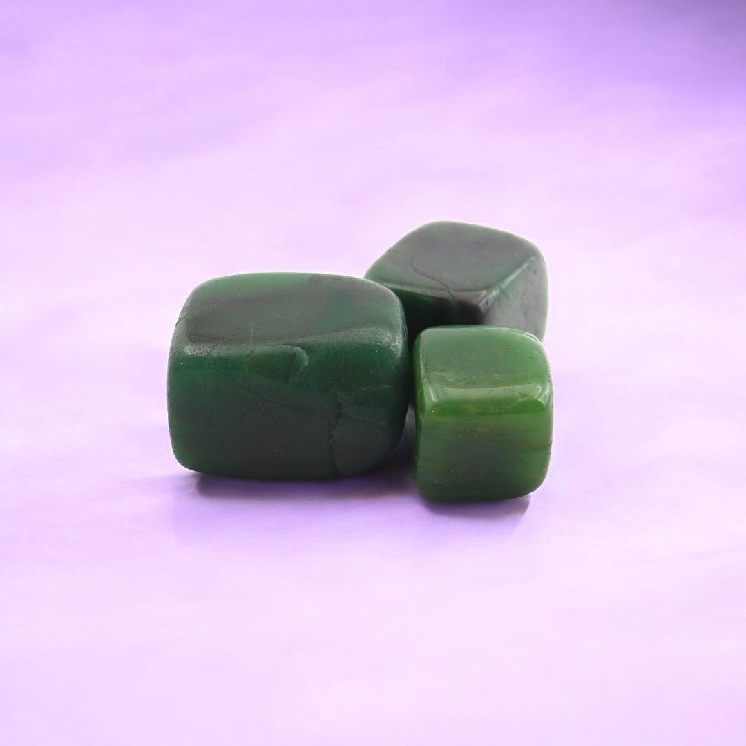 Green Jade Tumbles