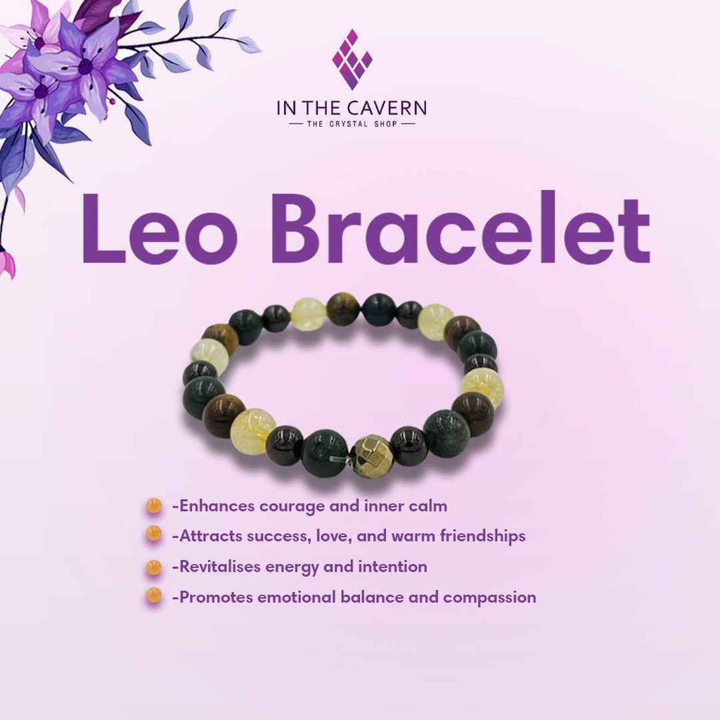 Zodiac Elegance: Leo Bracelet