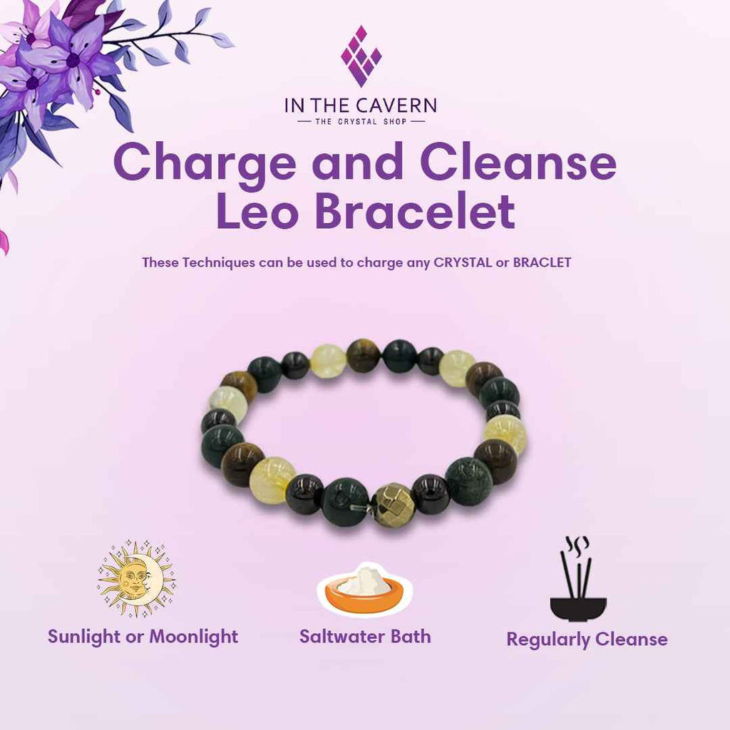 Zodiac Elegance: Leo Bracelet