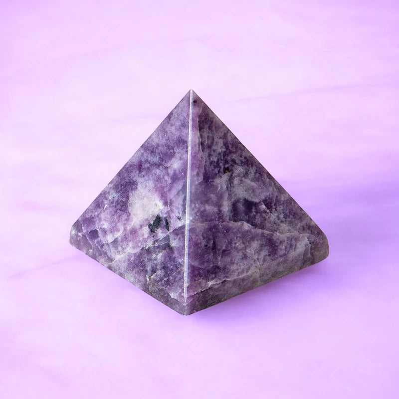 Lepidolite Pyramid