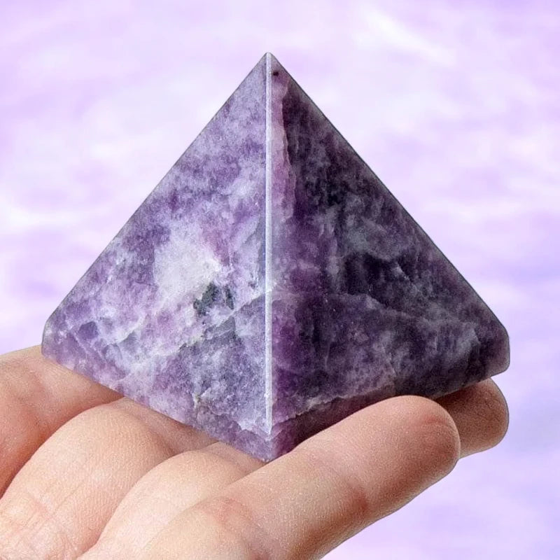 Lepidolite Pyramid