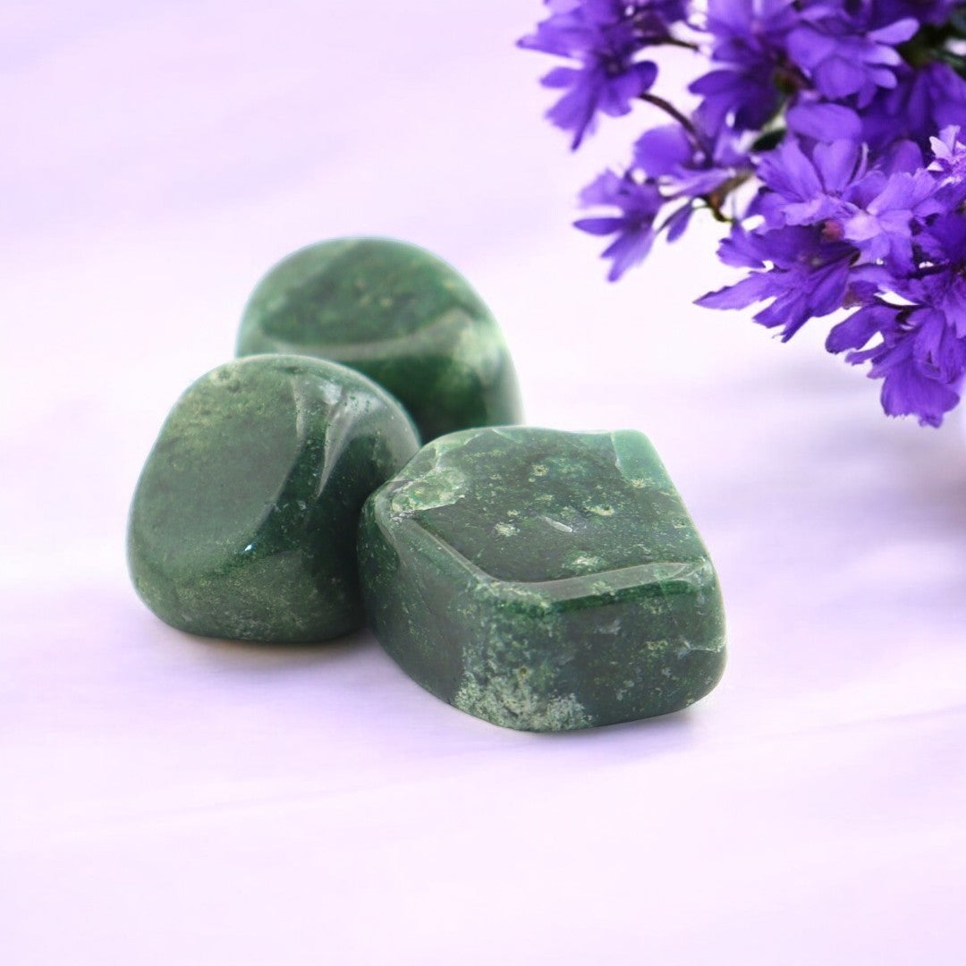 Moss Agate Tumbles