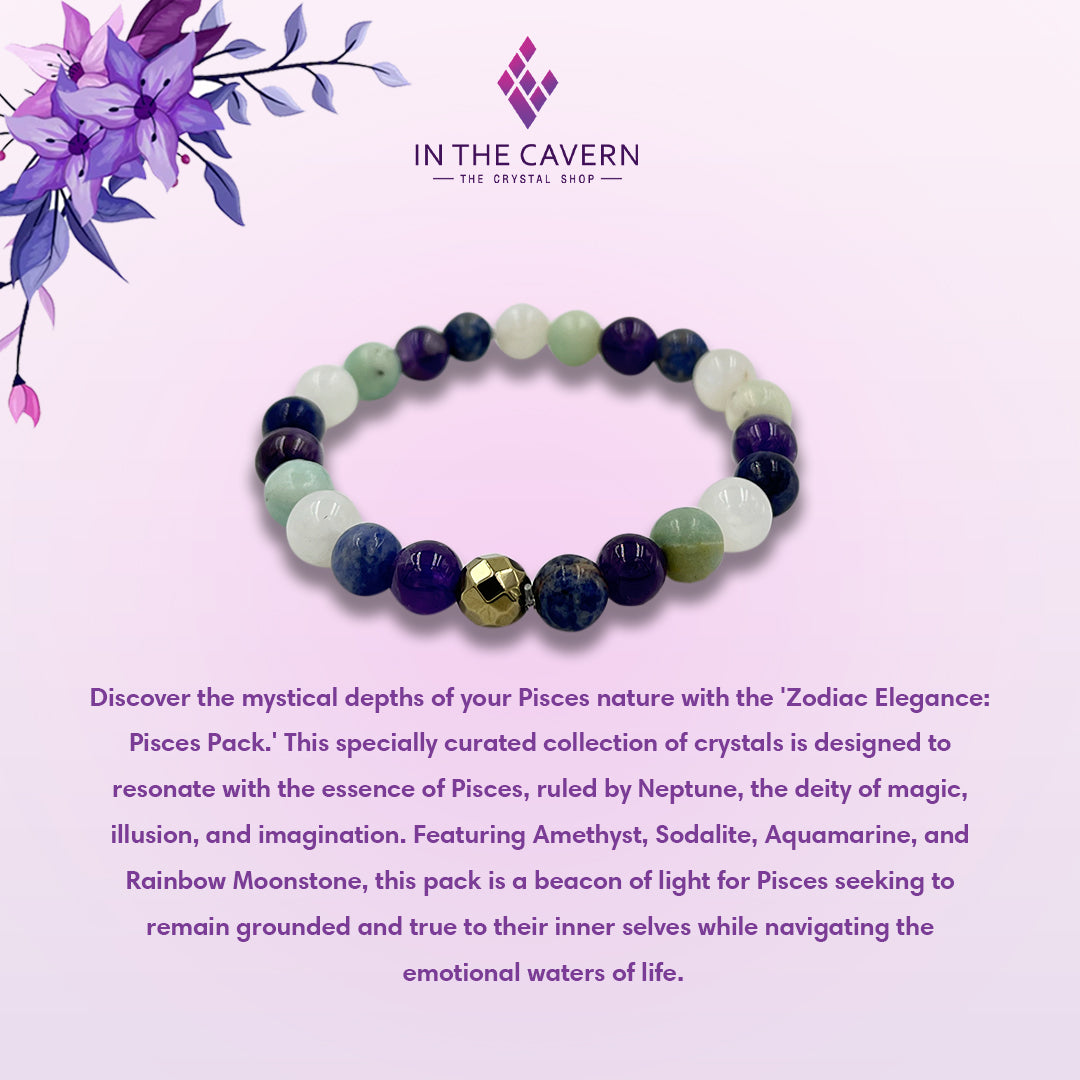 Zodiac Elegance: Pisces Bracelet