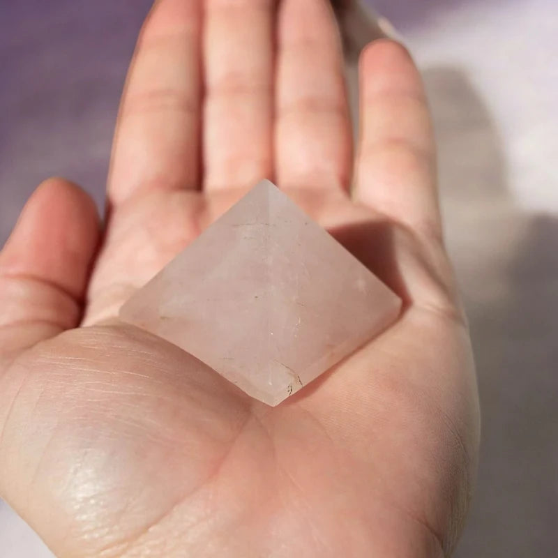 Rose Quartz Pyramid