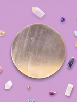 Selenite Charging Plate - In The Cavern