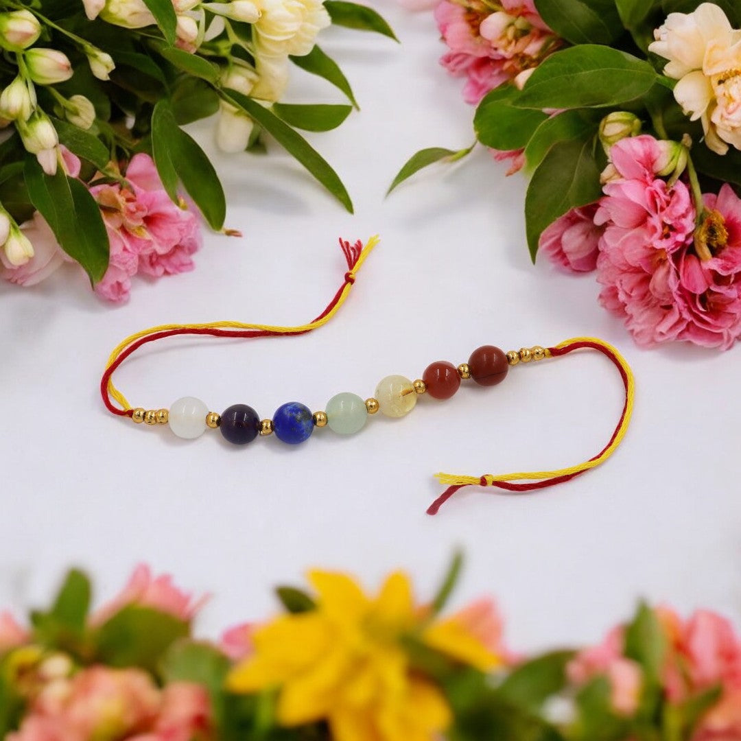 Seven Chakra Crystal Rakhi