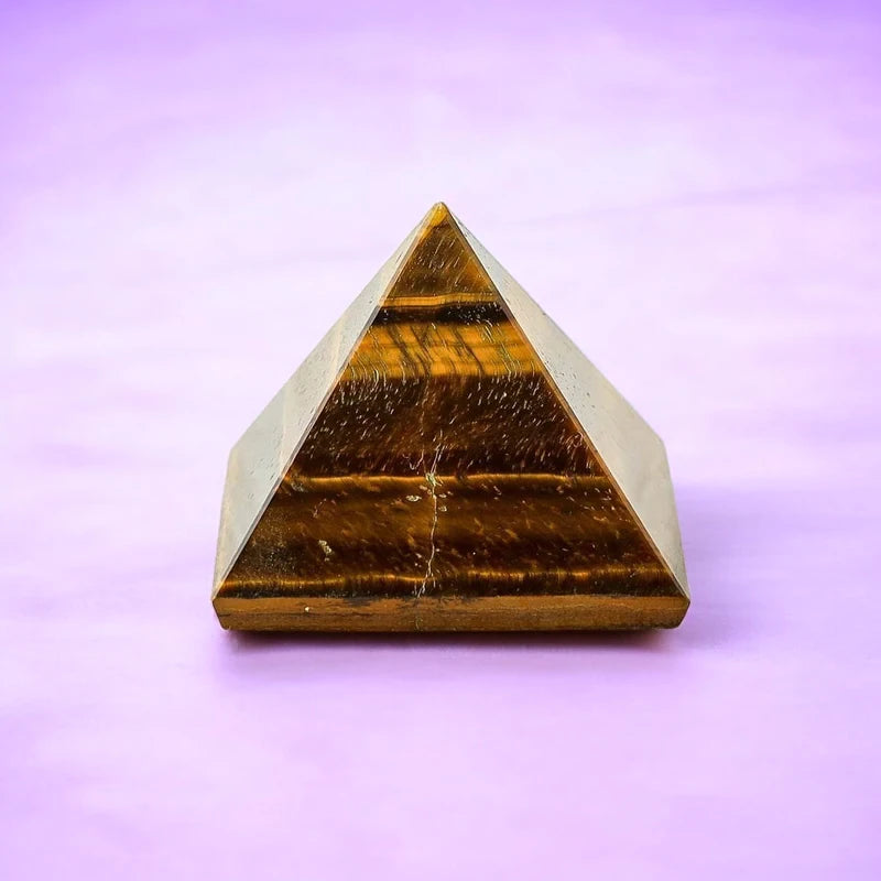 Tiger Eye Pyramid