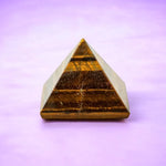 Tiger Eye Pyramid