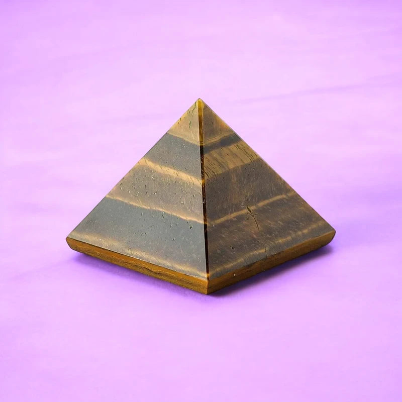 Tiger Eye Pyramid