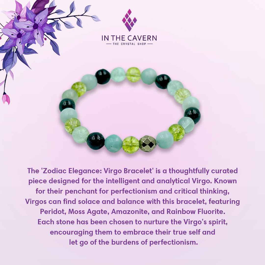 Zodiac Vibes: Virgo Crytsal Tumble Set