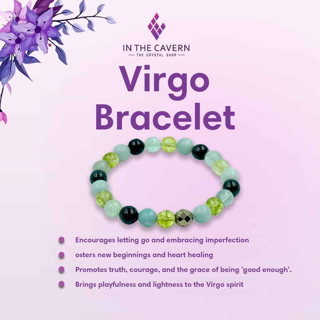 Zodiac Vibes: Virgo Crytsal Tumble Set