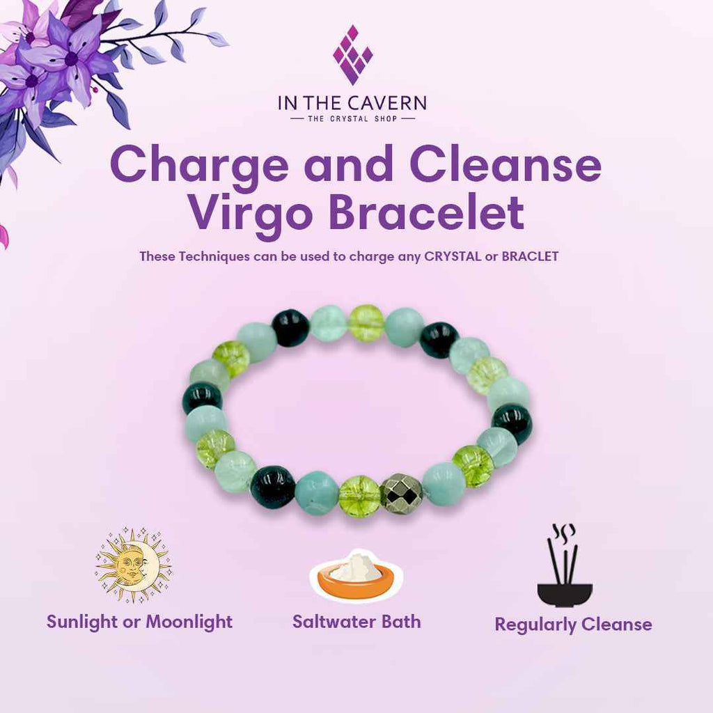 Zodiac Vibes: Virgo Crytsal Tumble Set